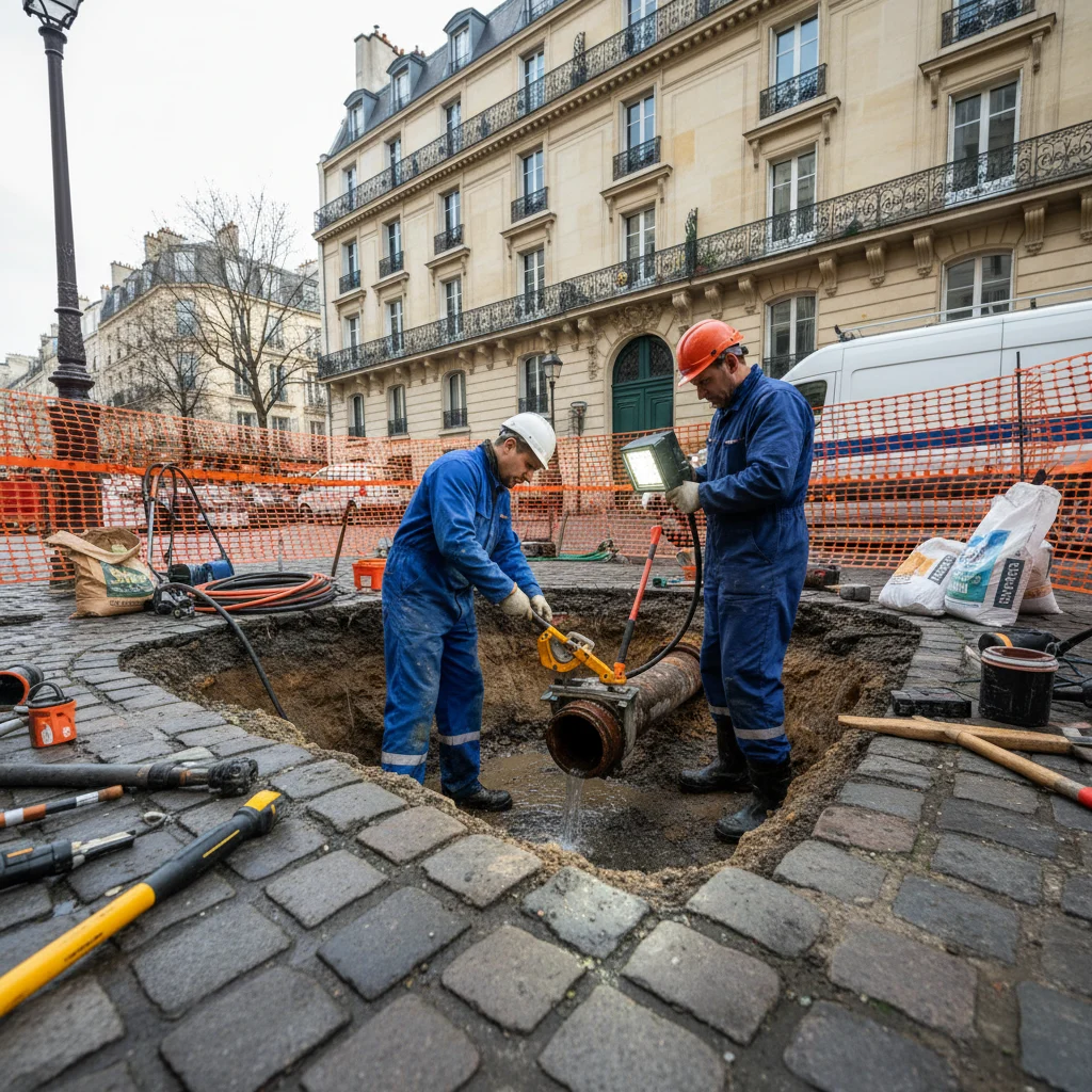 R&eacute;paration de canalisation &middot; image &agrave; la une