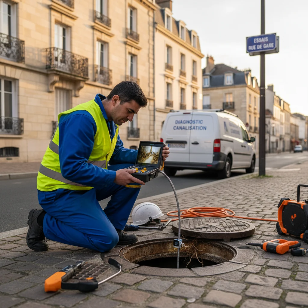 Inspection Cam&eacute;ra canalisation &middot; image &agrave; la une