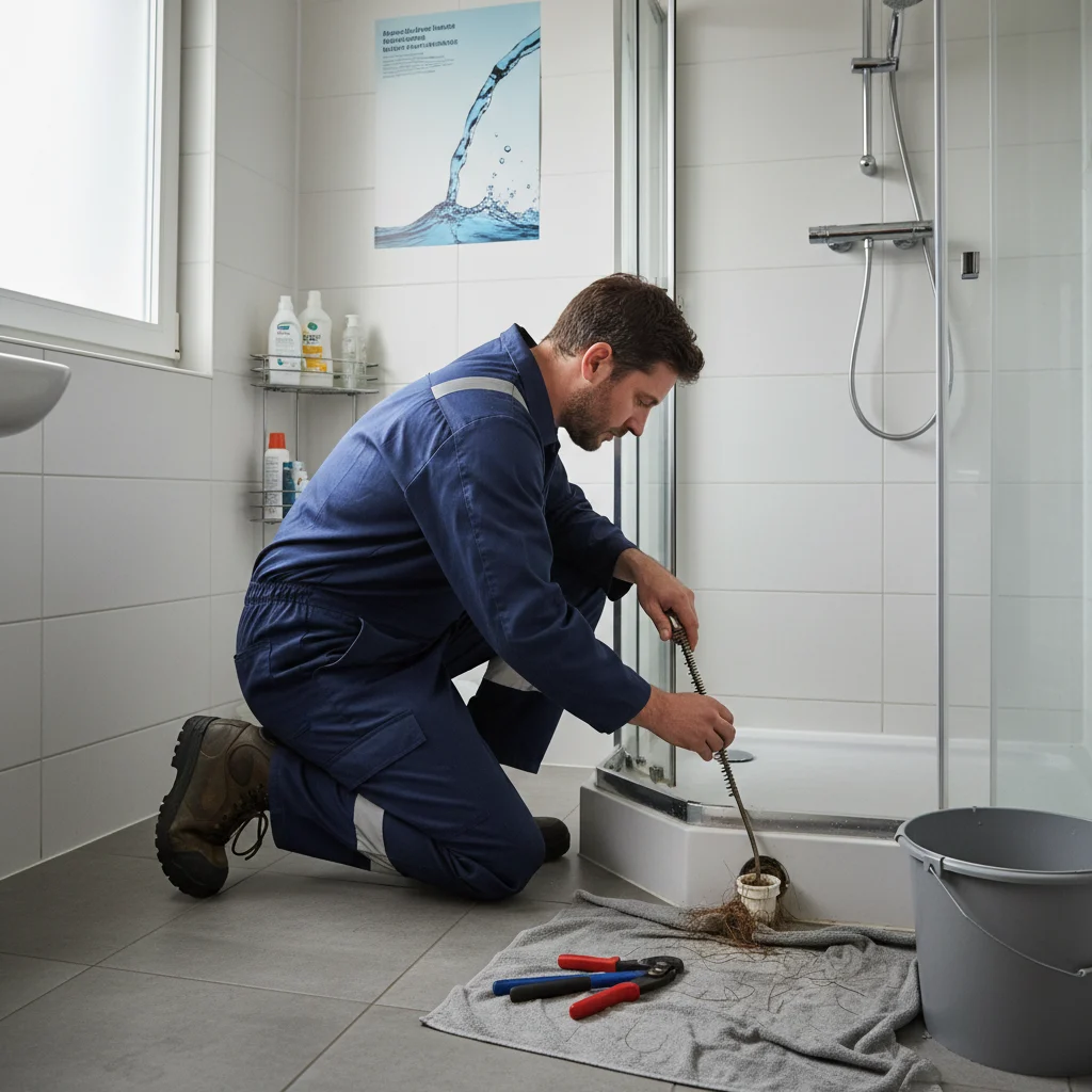 D&eacute;bouchage Douche &middot; image &agrave; la une