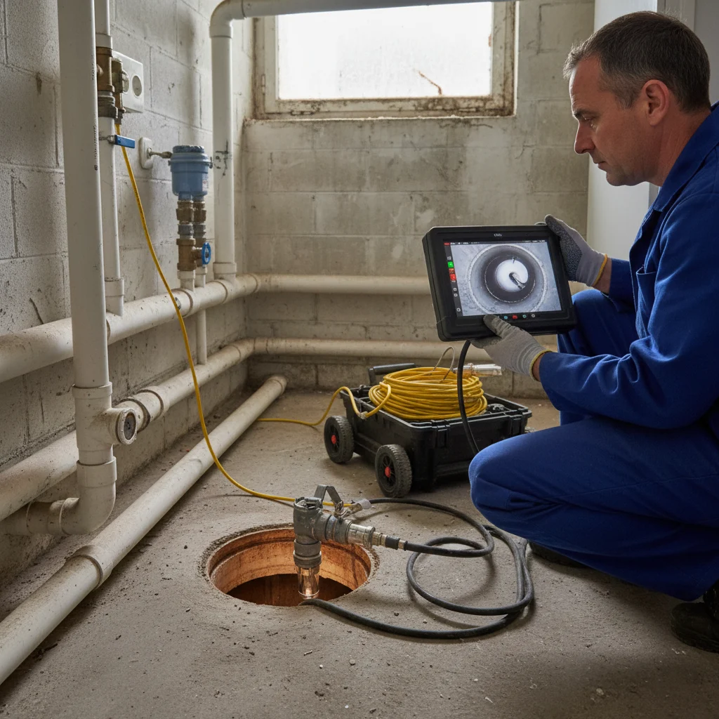 Inspection Cam&eacute;ra canalisation &middot; image &agrave; la une