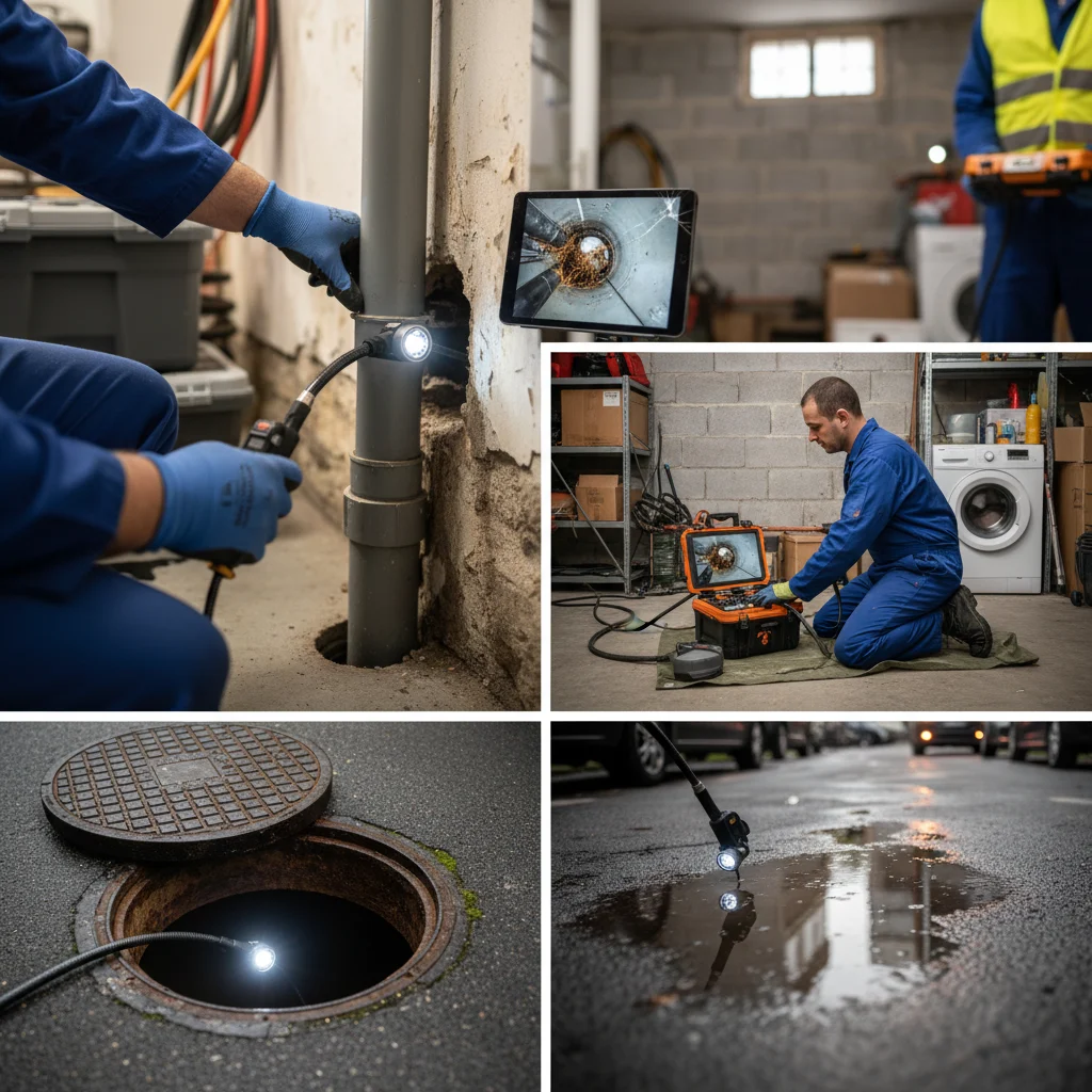 Inspection Cam&eacute;ra canalisation &middot; image &agrave; la une