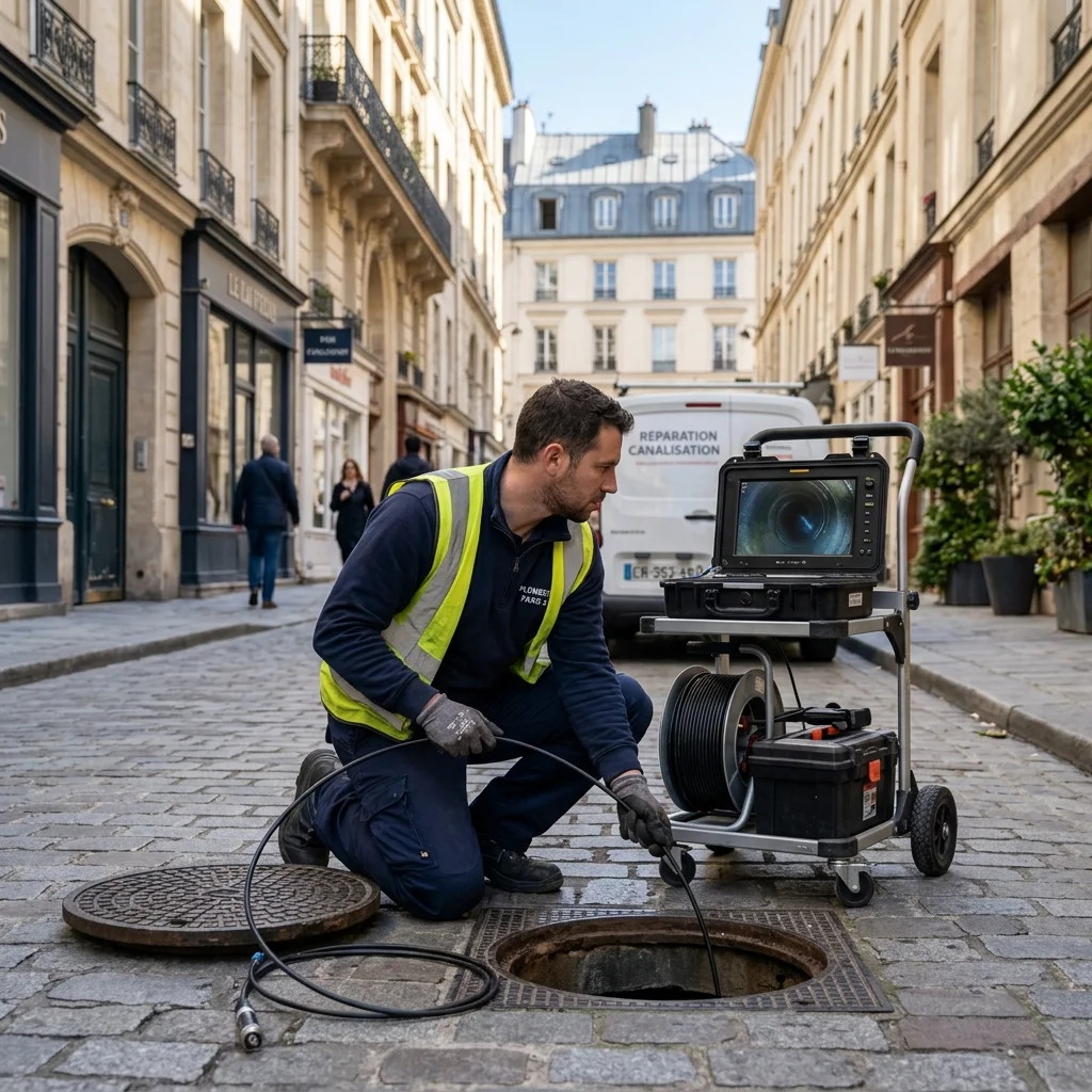 Inspection Cam&eacute;ra canalisation &middot; image &agrave; la une