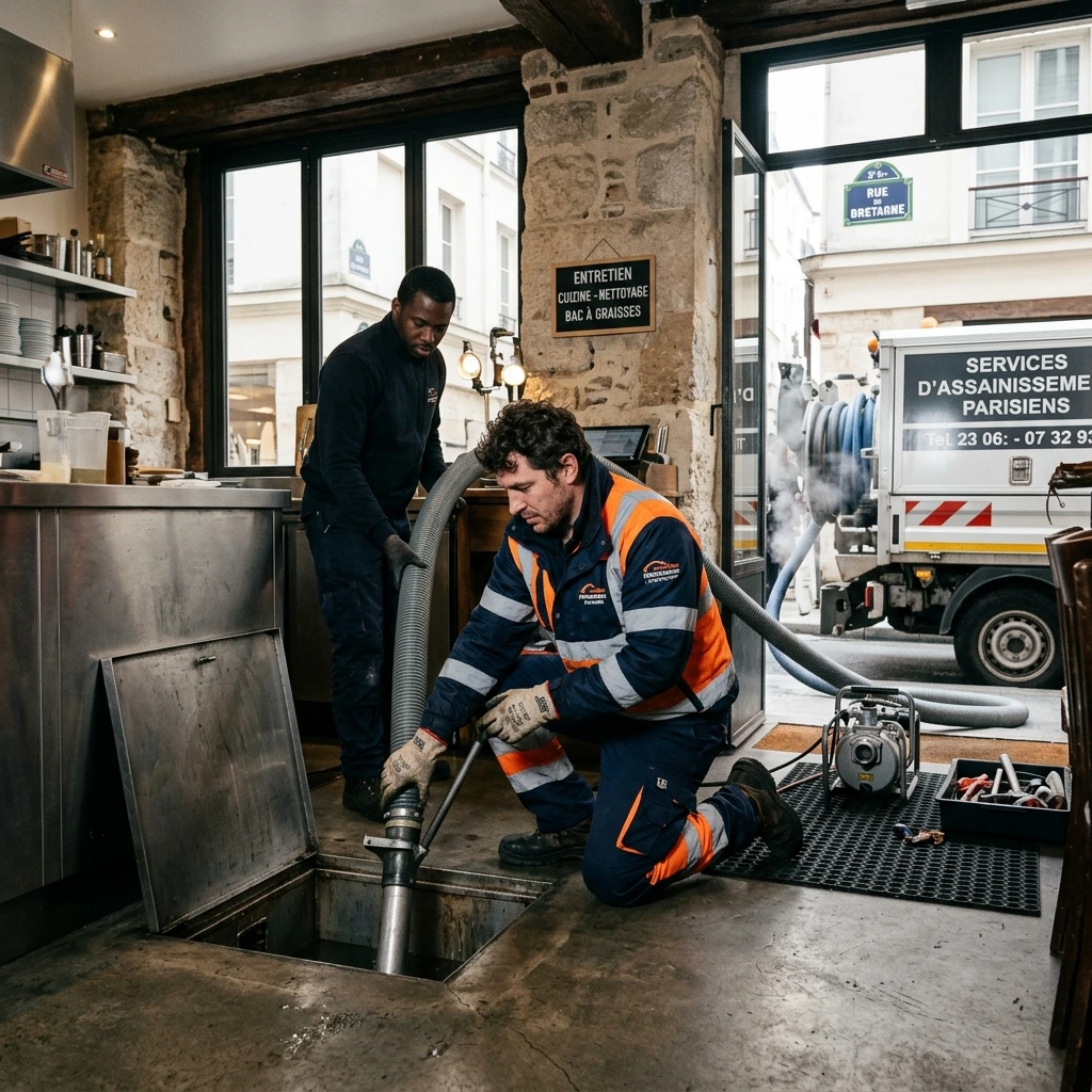 Pompage Bac &agrave; Graisse &middot; image &agrave; la une