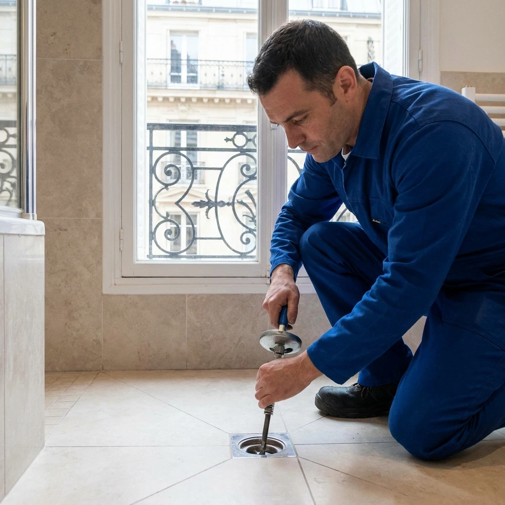 D&eacute;bouchage Douche &middot; image &agrave; la une