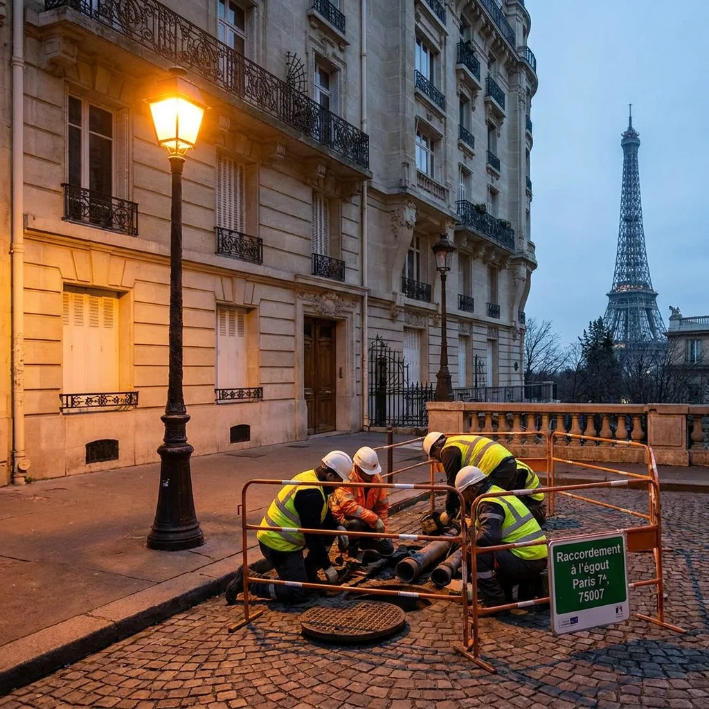 Raccordement Tout-&agrave;-l'&eacute;gout &middot; image &agrave; la une