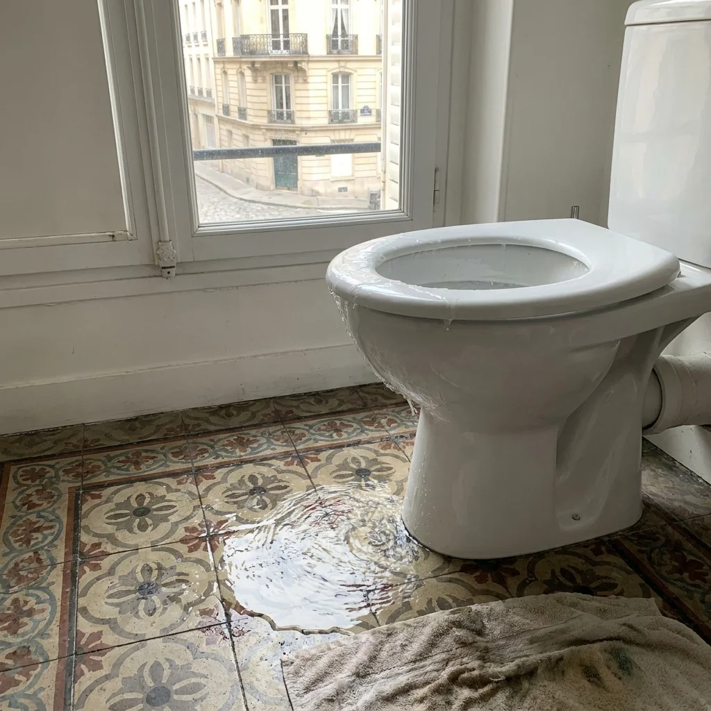 WC Bouch&eacute; qui d&eacute;borde &middot; image &agrave; la une