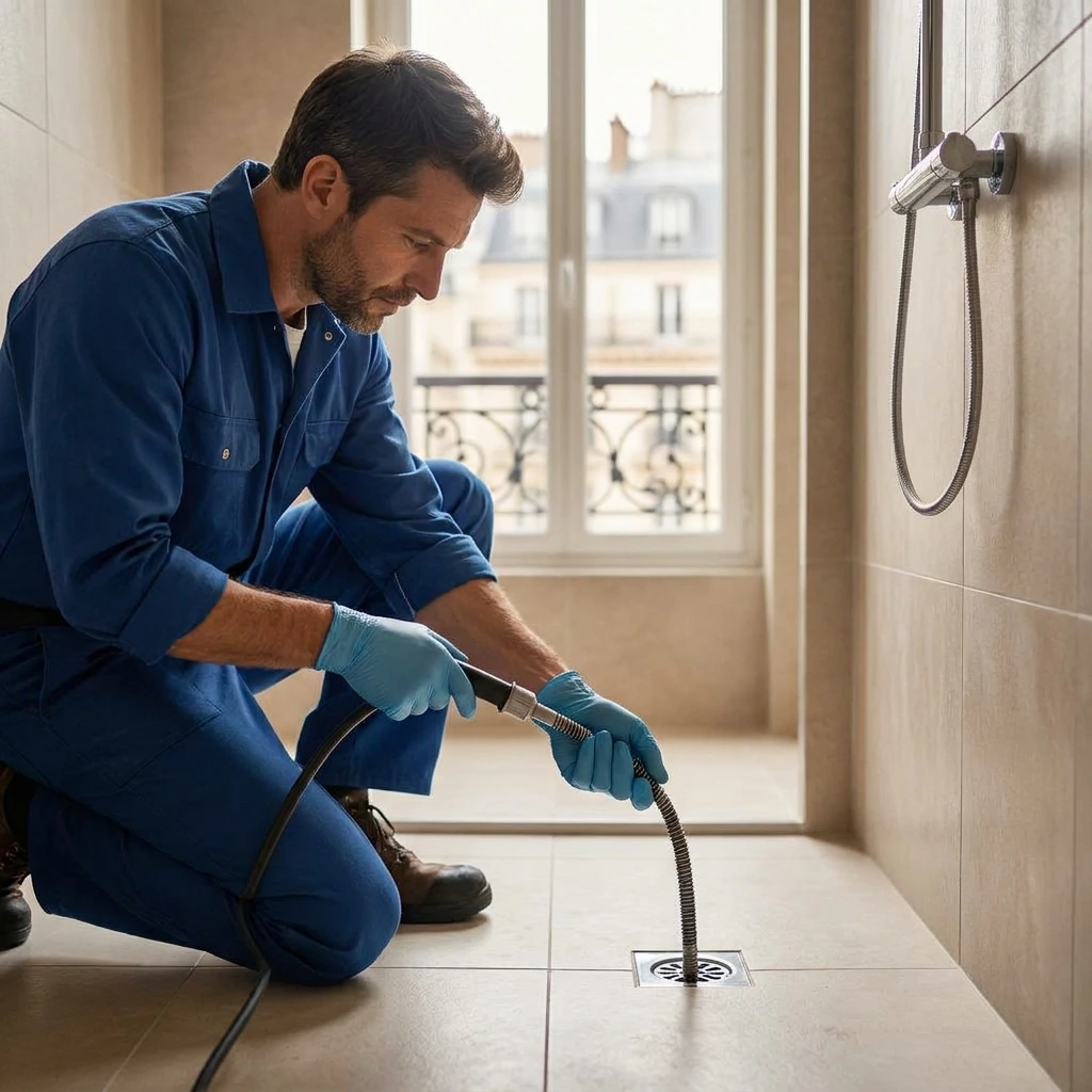 D&eacute;bouchage Douche &middot; image &agrave; la une