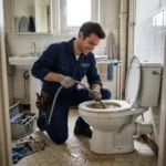 WC Bouch&eacute; qui d&eacute;borde &mdash; WC Bouch&eacute; qui d&eacute;borde &agrave; Paris 11 (75011) &middot; image &agrave; la une