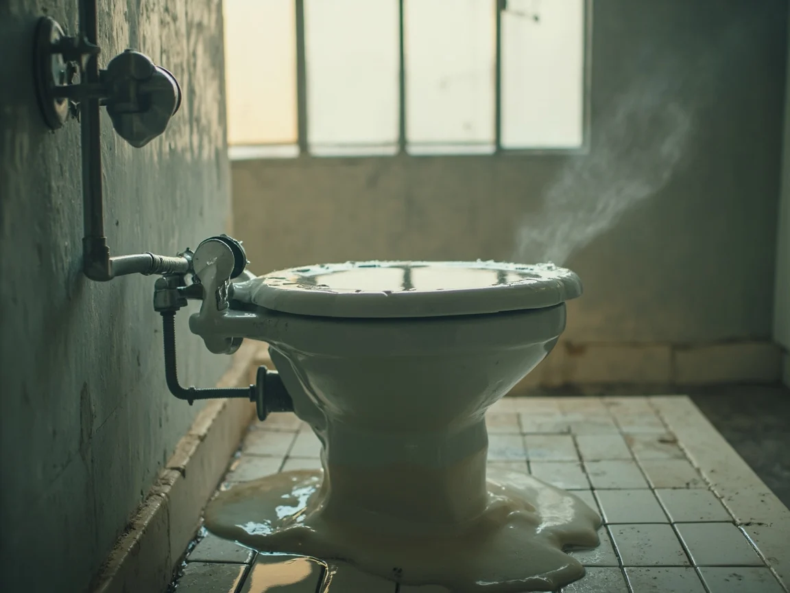 WC Bouch&eacute; qui d&eacute;borde &middot; image &agrave; la une