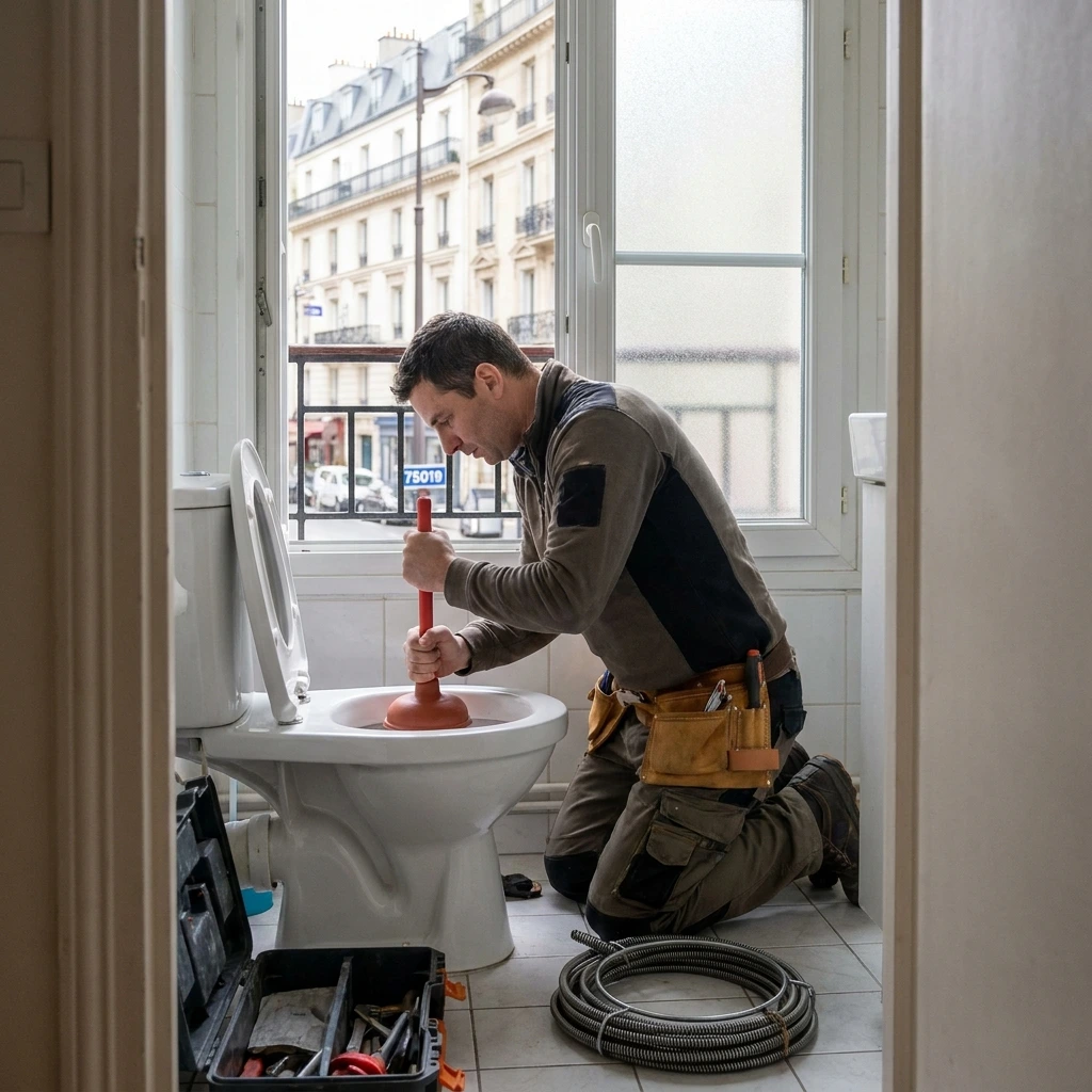 D&eacute;bouchage WC &middot; image &agrave; la une