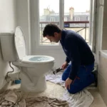 WC Bouch&eacute; qui d&eacute;borde &mdash; WC Bouch&eacute; qui d&eacute;borde &agrave; Paris 19 (75019) &middot; image &agrave; la une