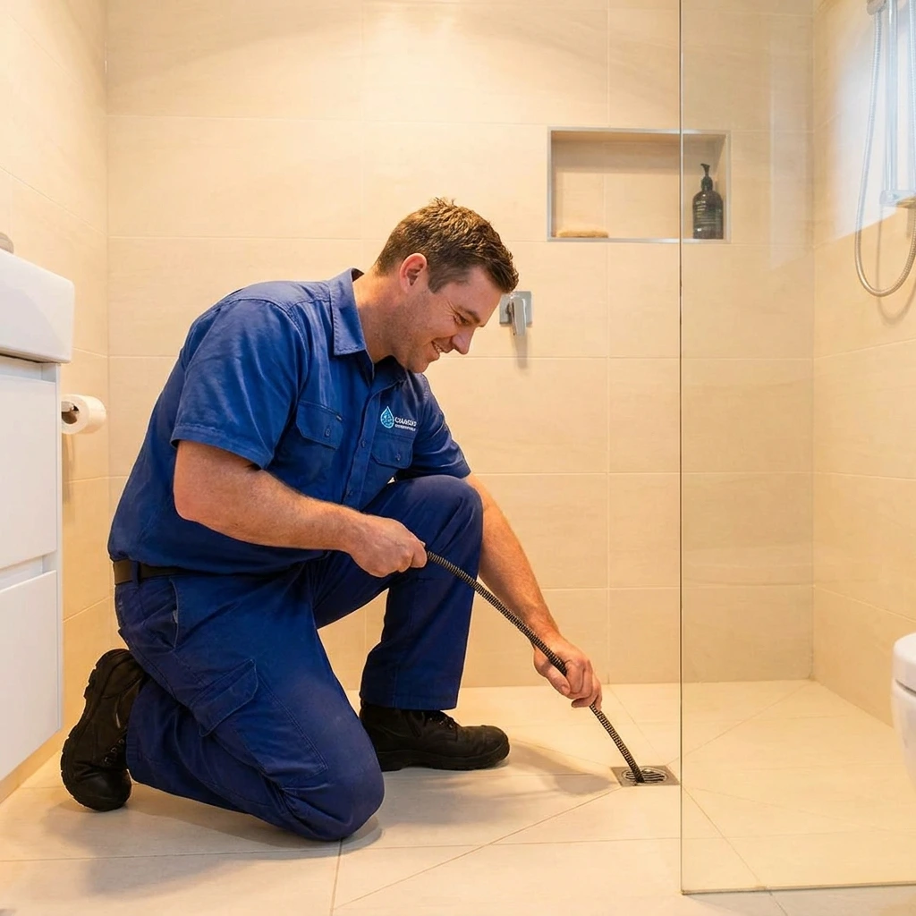 D&eacute;bouchage Douche &middot; image &agrave; la une