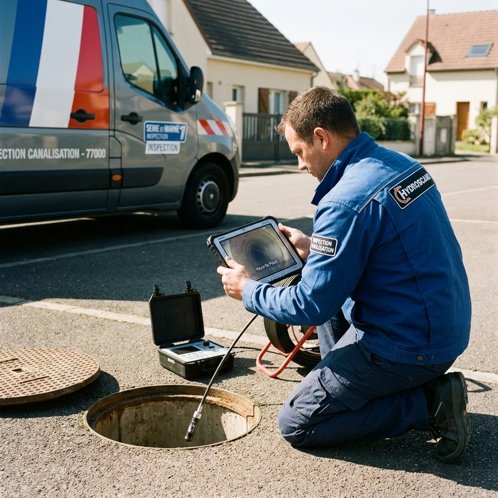 Inspection Cam&eacute;ra canalisation &middot; image &agrave; la une