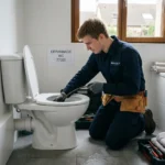 WC Bouch&eacute; qui d&eacute;borde &mdash; WC Bouch&eacute; qui d&eacute;borde &agrave; Vaux-le-P&eacute;nil (77000) &middot; image &agrave; la une