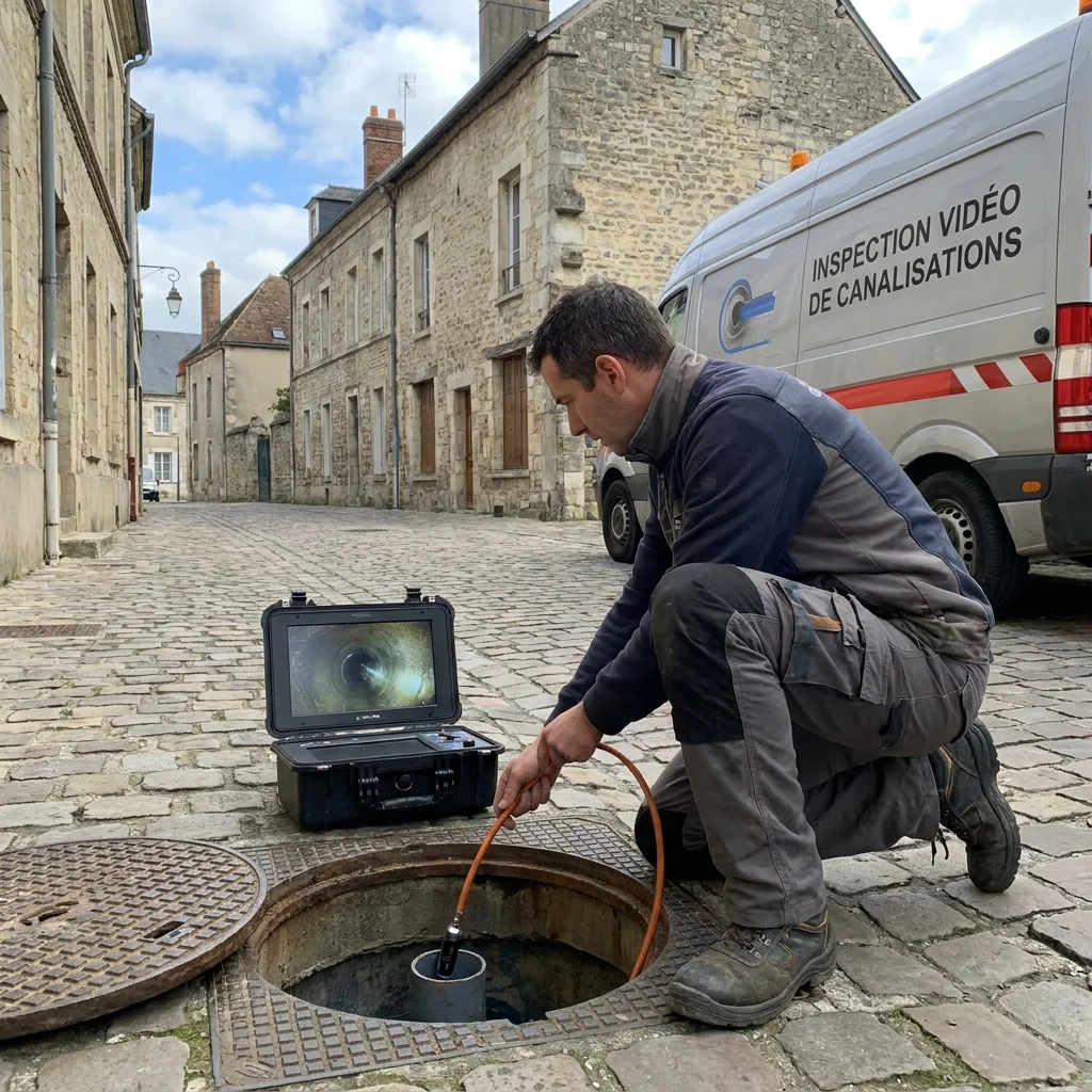 Inspection Cam&eacute;ra canalisation &middot; image &agrave; la une