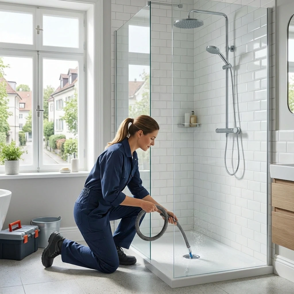 D&eacute;bouchage Douche &middot; image &agrave; la une
