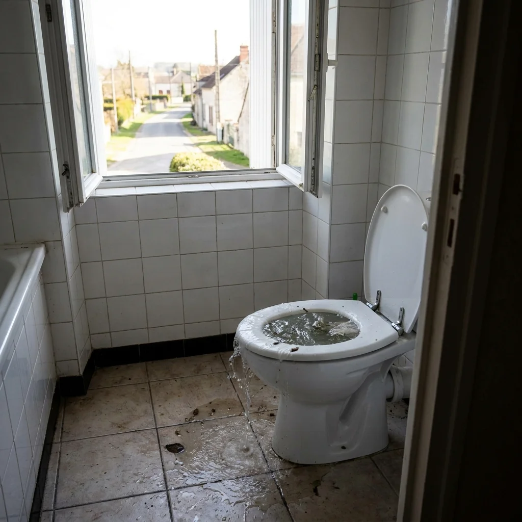 WC Bouch&eacute; qui d&eacute;borde &middot; image &agrave; la une