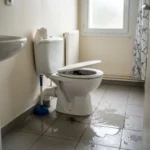 WC Bouch&eacute; qui d&eacute;borde &mdash; WC Bouch&eacute; qui d&eacute;borde &agrave; Beautheil-Saints (77120) &middot; image &agrave; la une