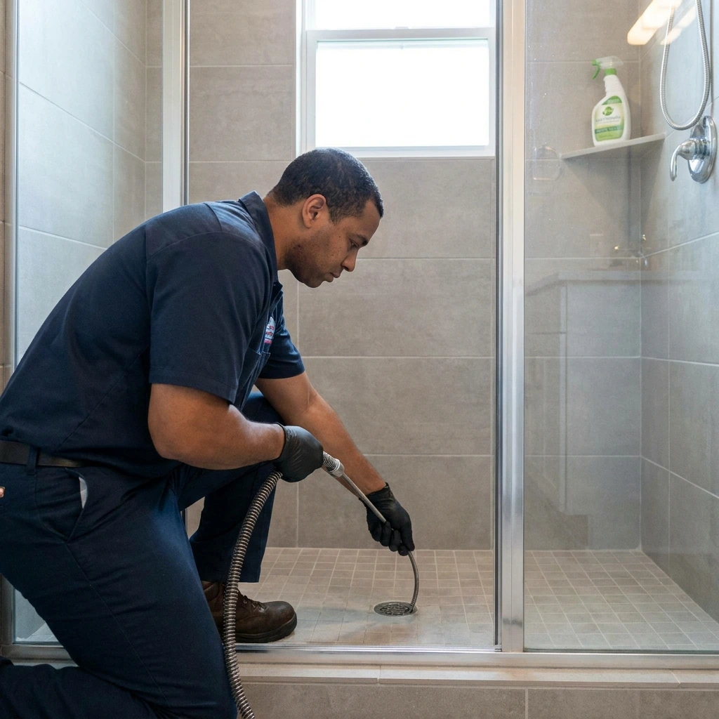 D&eacute;bouchage Douche &middot; image &agrave; la une