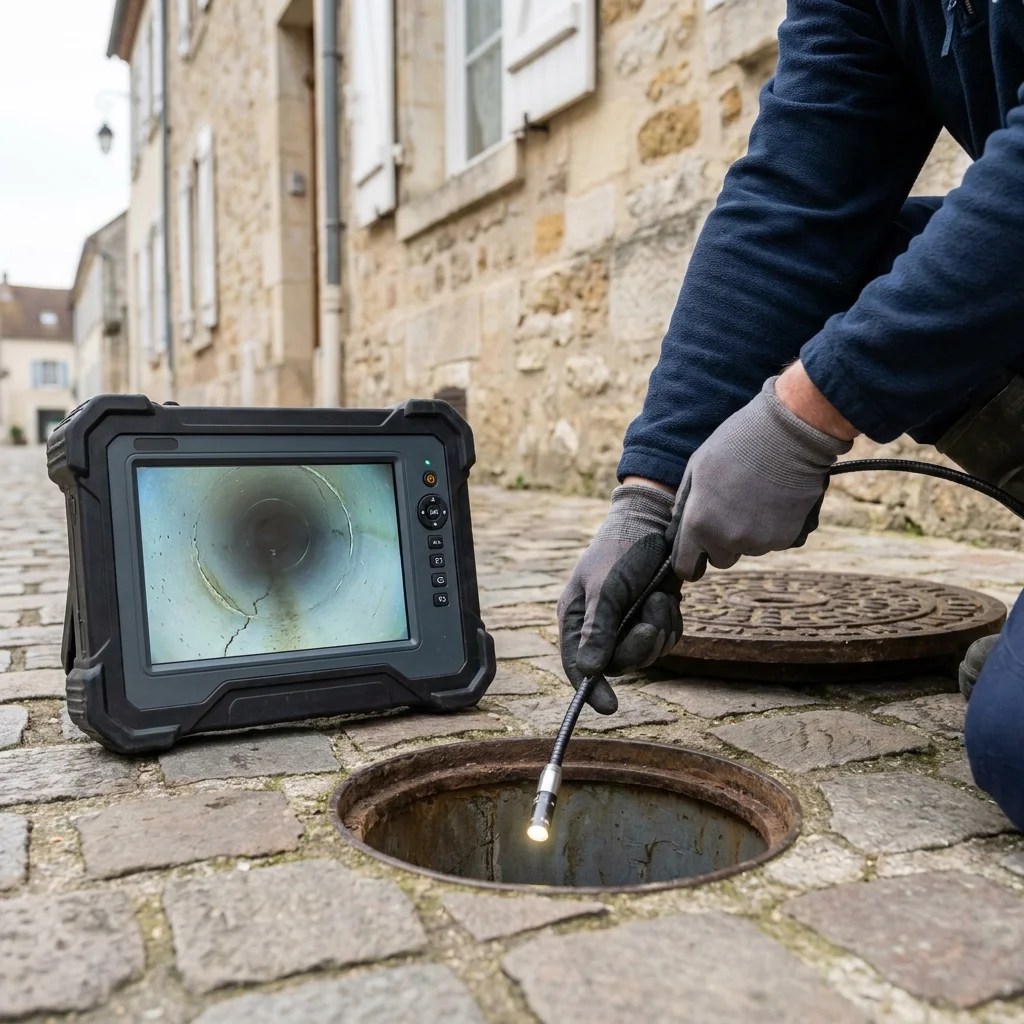 Inspection Cam&eacute;ra canalisation &middot; image &agrave; la une