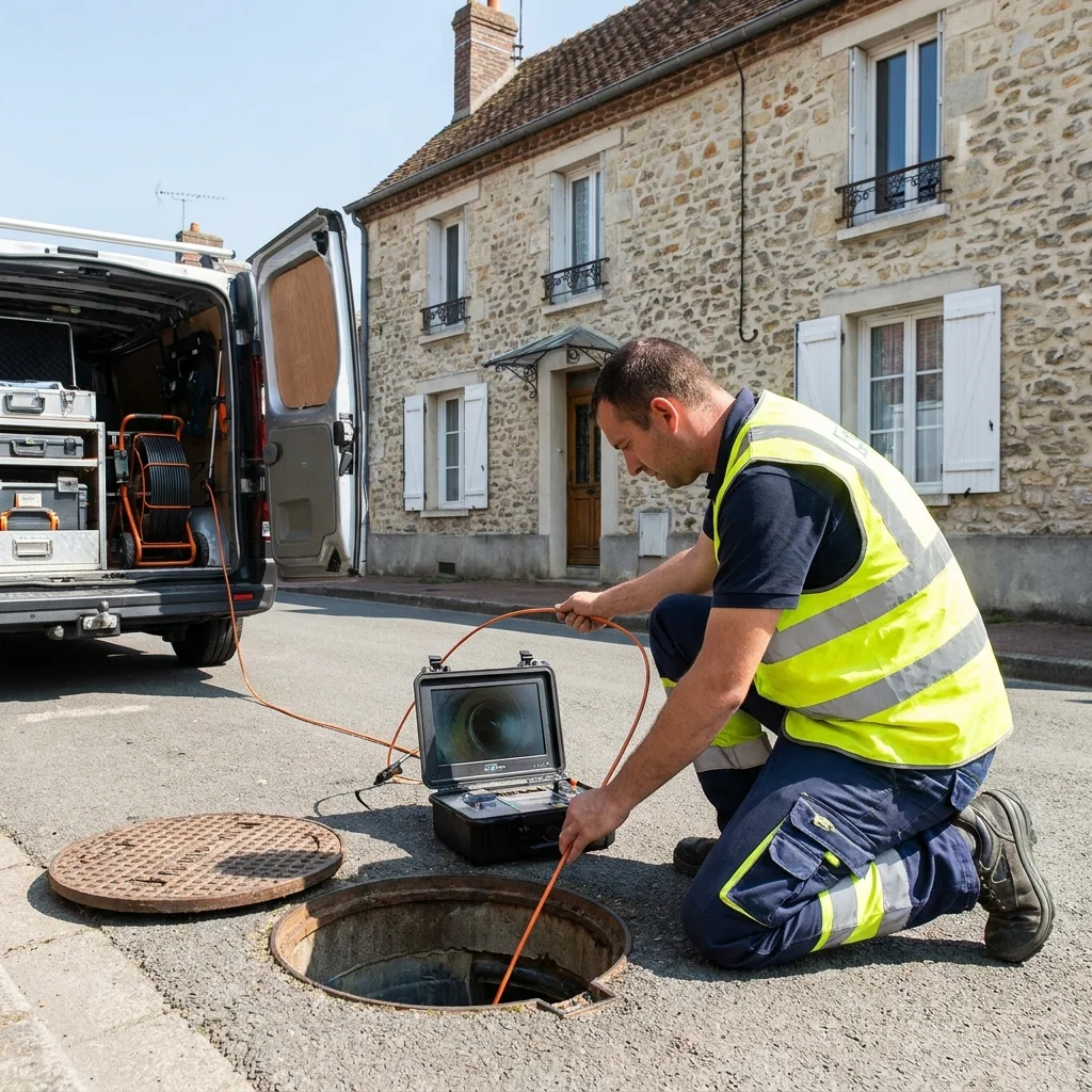 Inspection Cam&eacute;ra canalisation &middot; image &agrave; la une