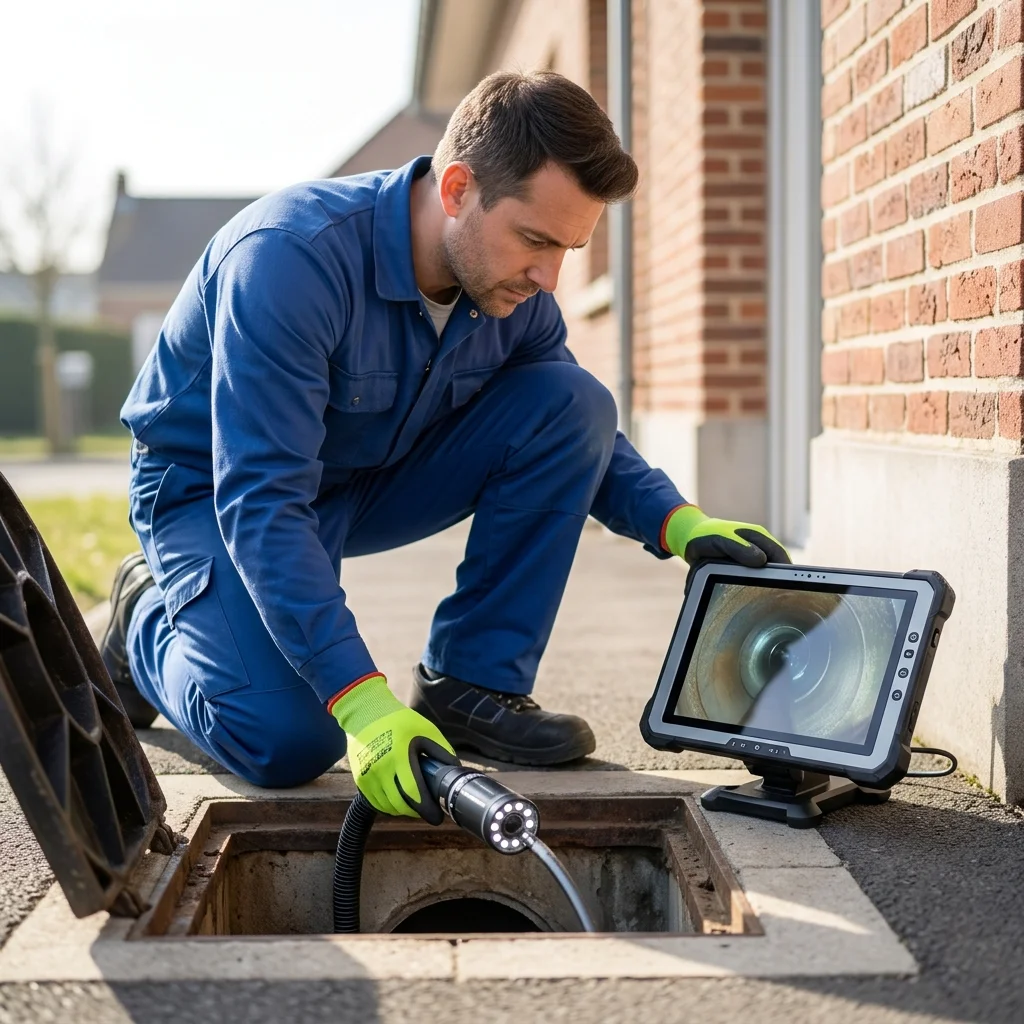 Inspection Cam&eacute;ra canalisation &middot; image &agrave; la une
