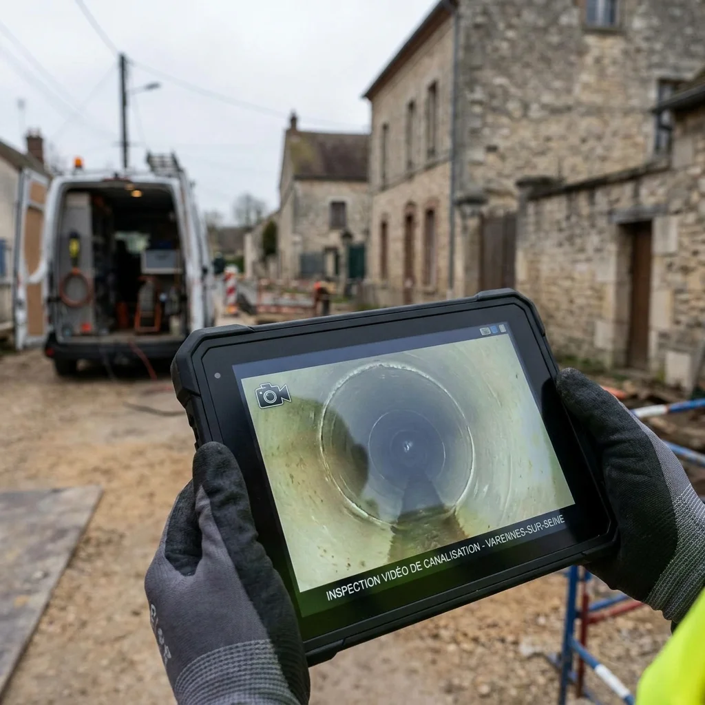 Inspection Cam&eacute;ra canalisation &middot; image &agrave; la une