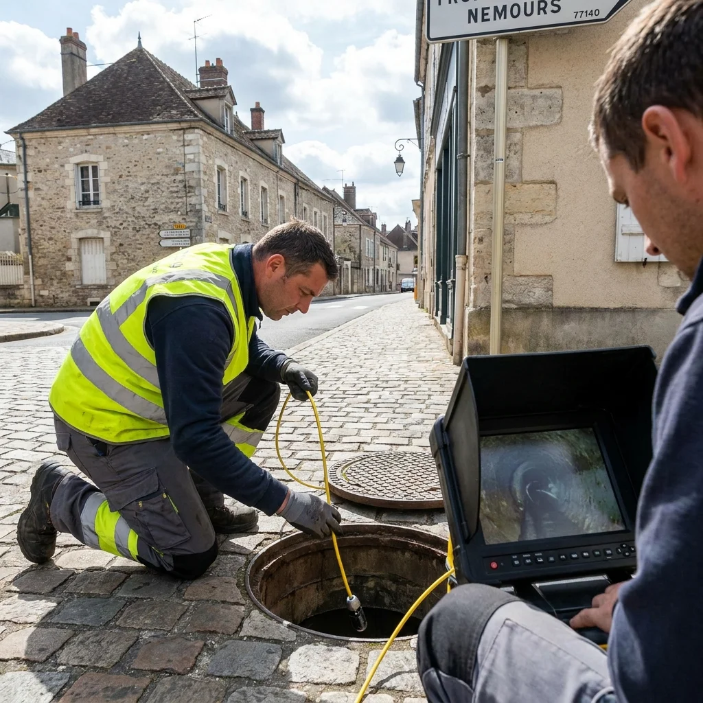 Inspection Cam&eacute;ra canalisation &middot; image &agrave; la une