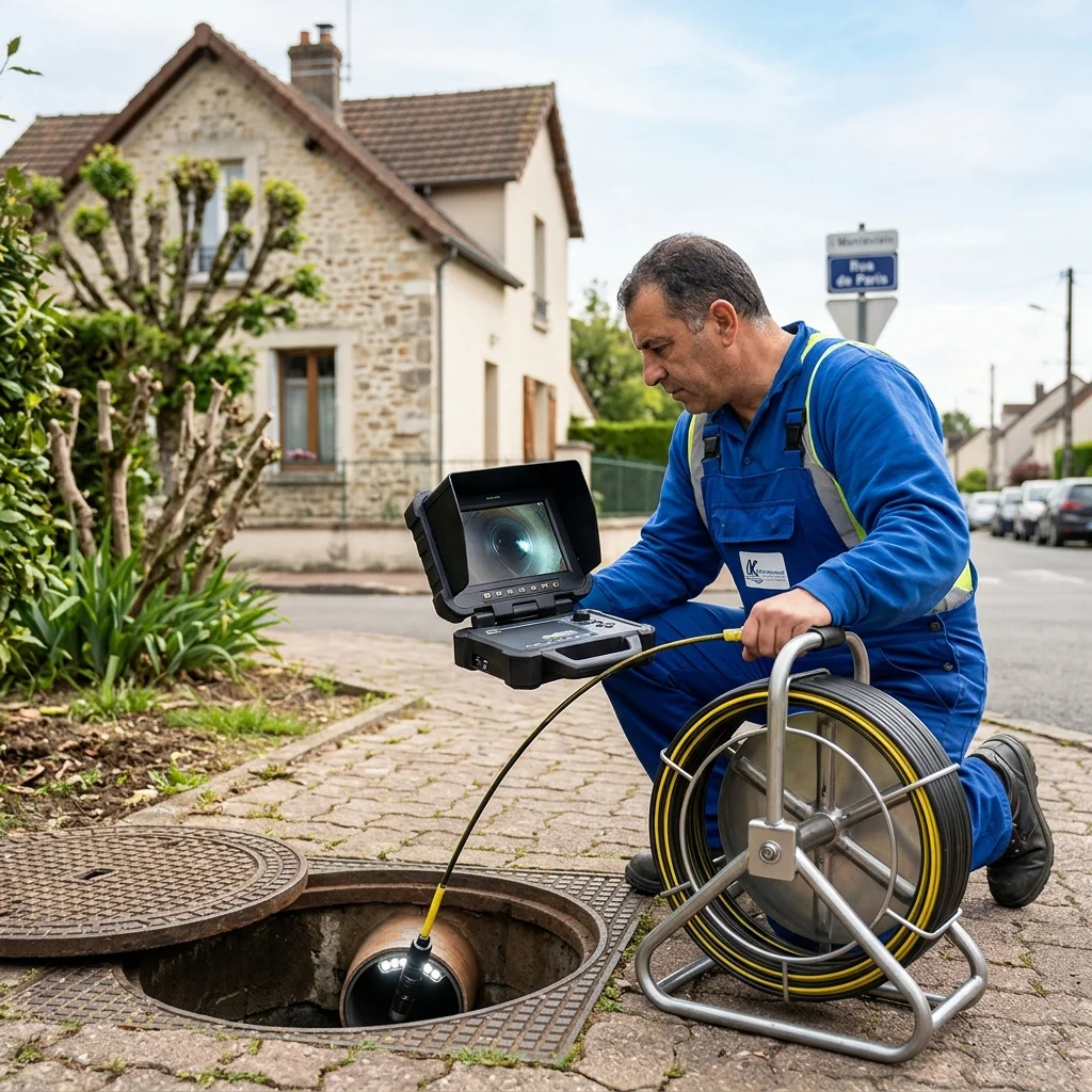 Inspection Cam&eacute;ra canalisation &middot; image &agrave; la une