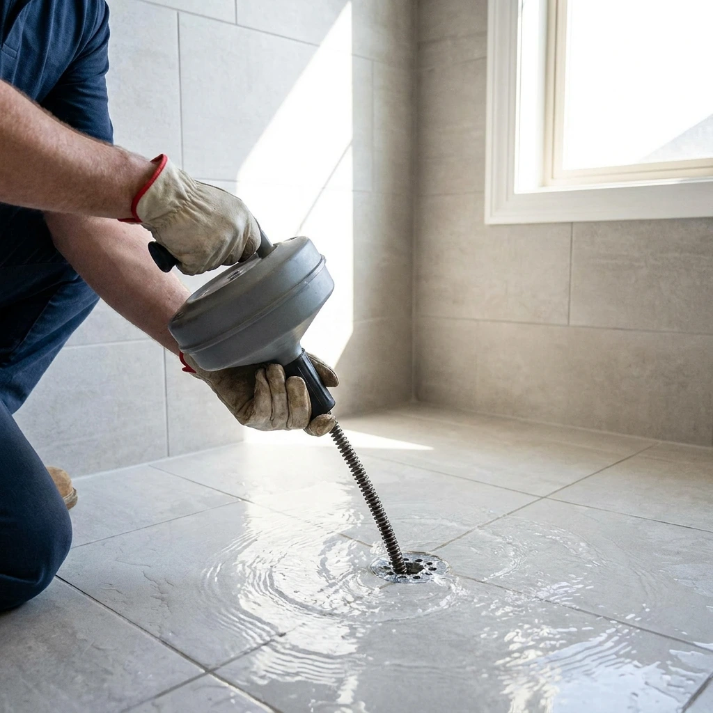 D&eacute;bouchage Douche &middot; image &agrave; la une