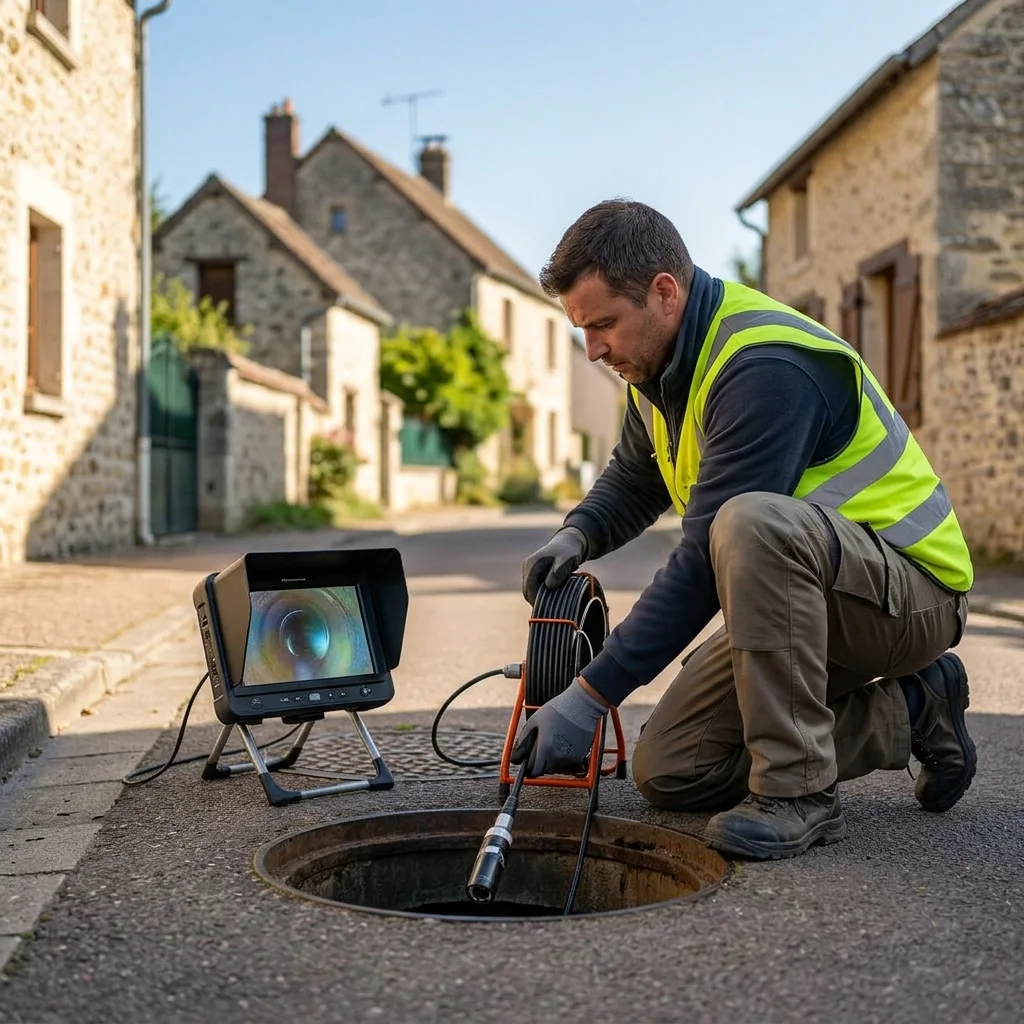 Inspection Cam&eacute;ra canalisation &middot; image &agrave; la une