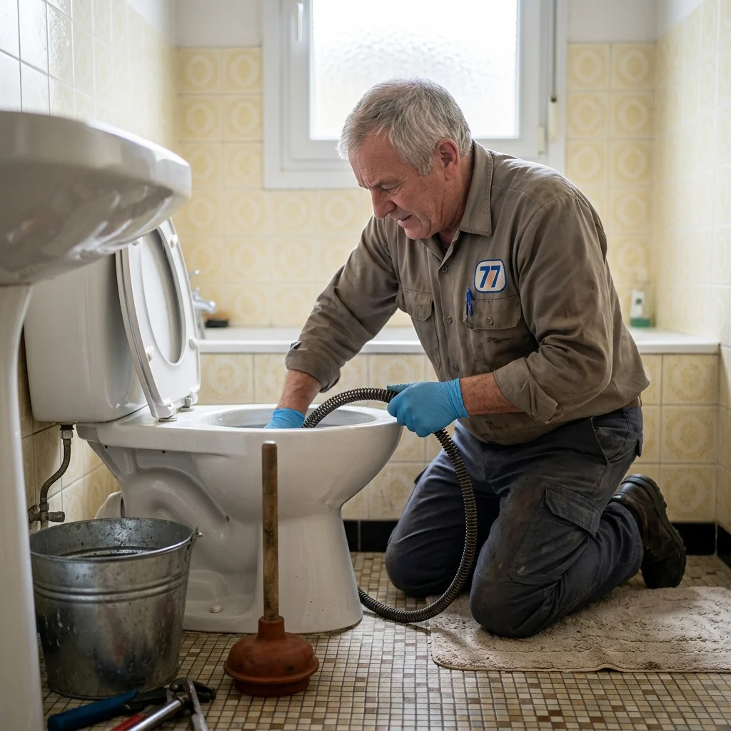 WC Bouch&eacute; qui d&eacute;borde &middot; image &agrave; la une