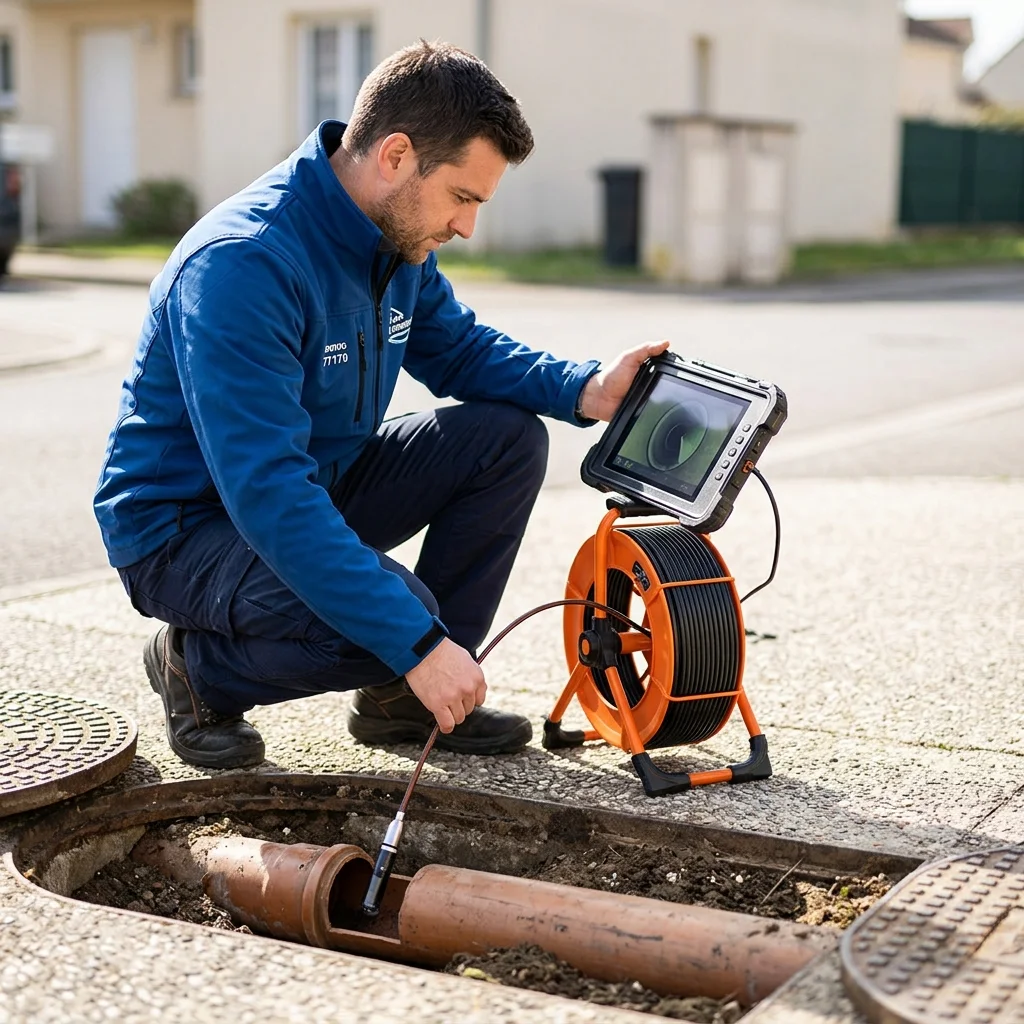 Inspection Cam&eacute;ra canalisation &middot; image &agrave; la une