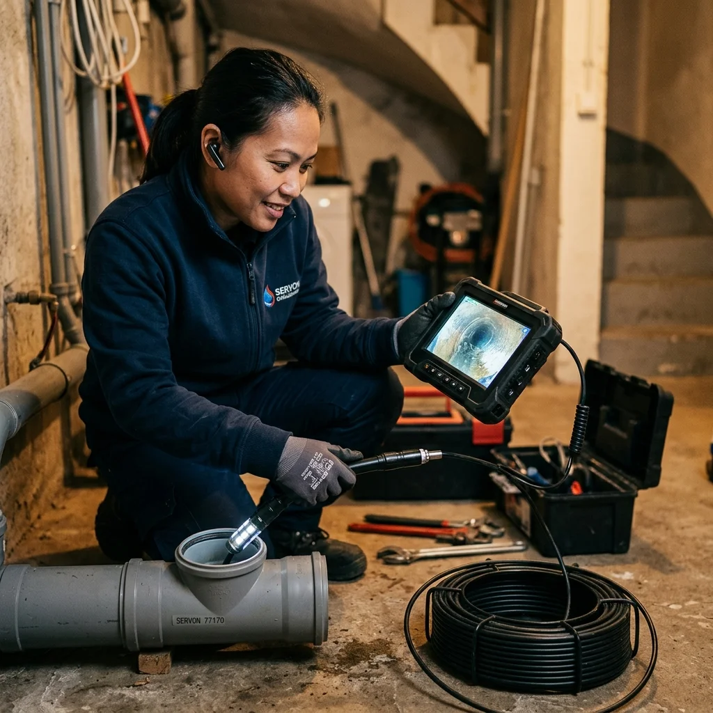 Inspection Cam&eacute;ra canalisation &middot; image &agrave; la une