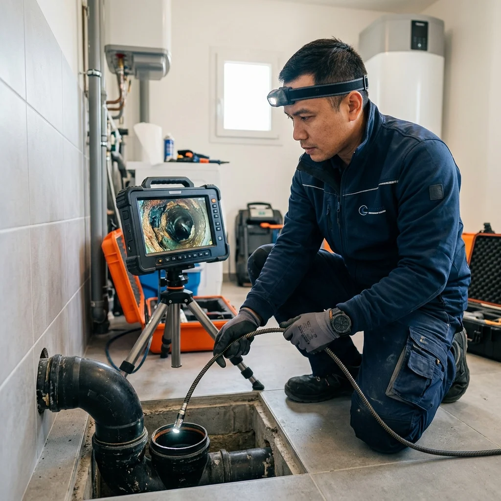 Inspection Cam&eacute;ra canalisation &middot; image &agrave; la une