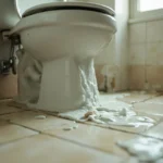WC Bouch&eacute; qui d&eacute;borde &mdash; WC Bouch&eacute; qui d&eacute;borde &agrave; Brou-sur-Chantereine (77177) &middot; image &agrave; la une