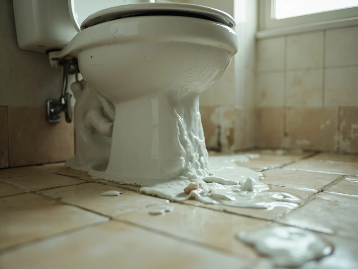WC Bouch&eacute; qui d&eacute;borde &middot; image &agrave; la une