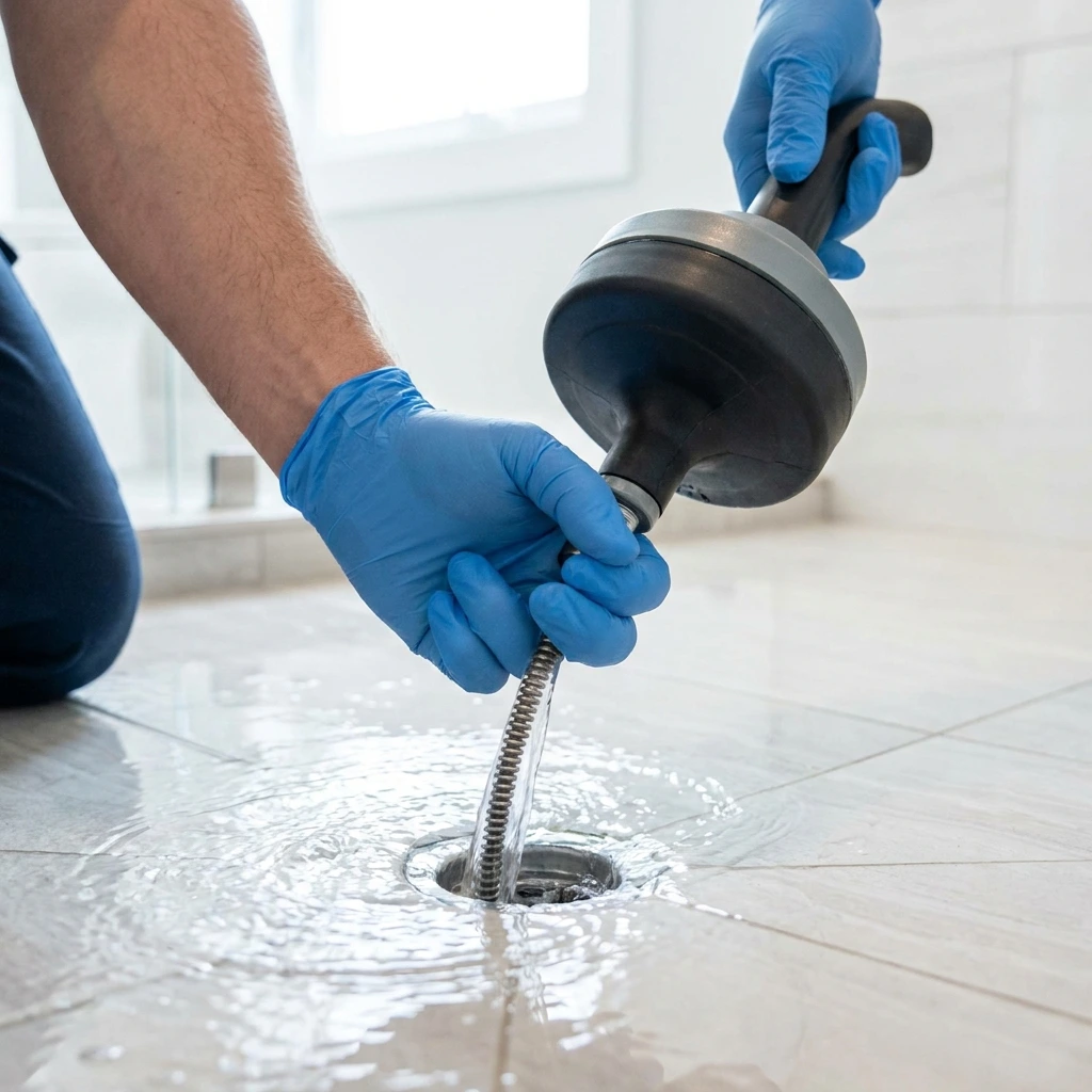 D&eacute;bouchage Douche &middot; image &agrave; la une