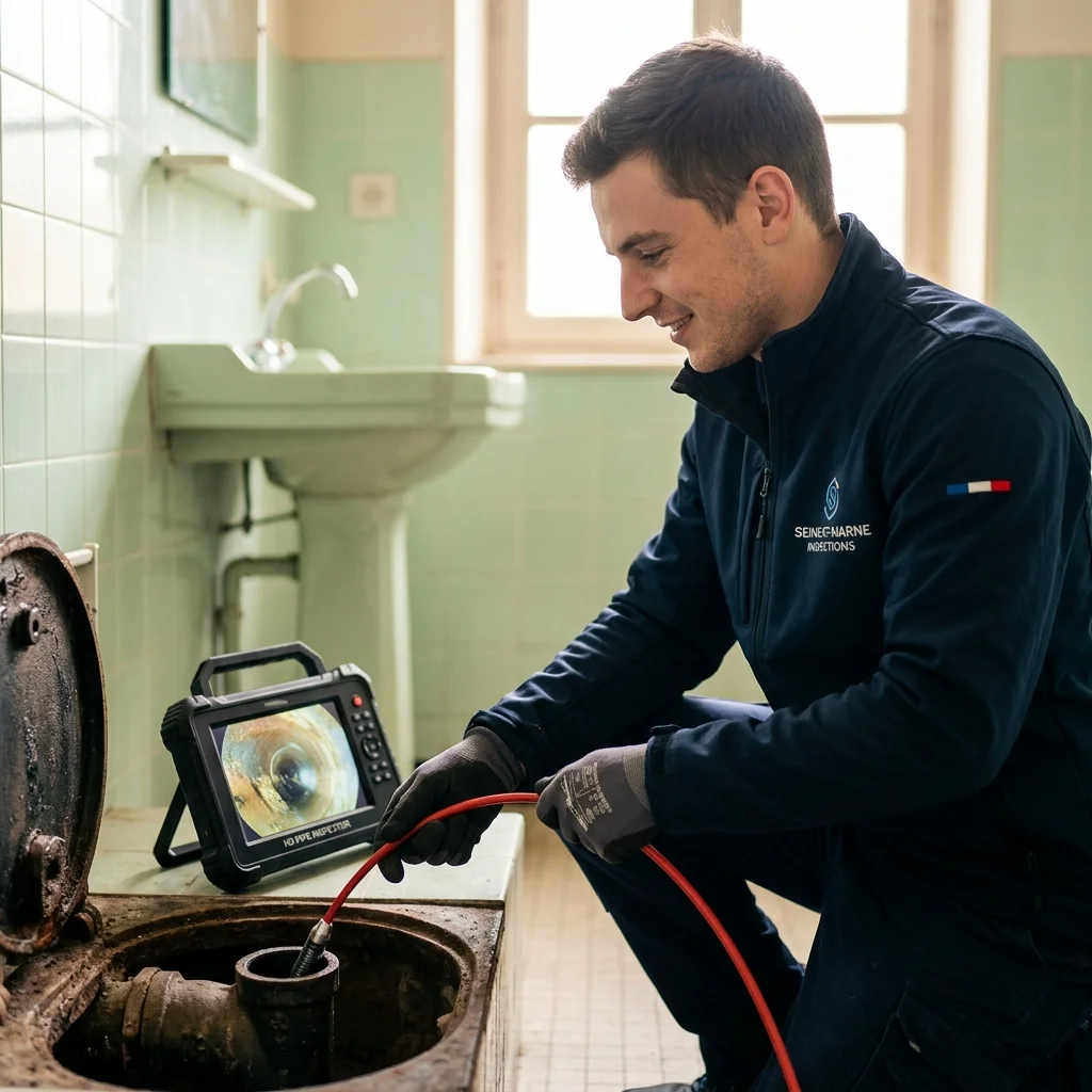 Inspection Cam&eacute;ra canalisation &middot; image &agrave; la une