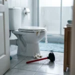 WC Bouch&eacute; qui d&eacute;borde &mdash; WC Bouch&eacute; qui d&eacute;borde &agrave; Noisiel (77186) &middot; image &agrave; la une