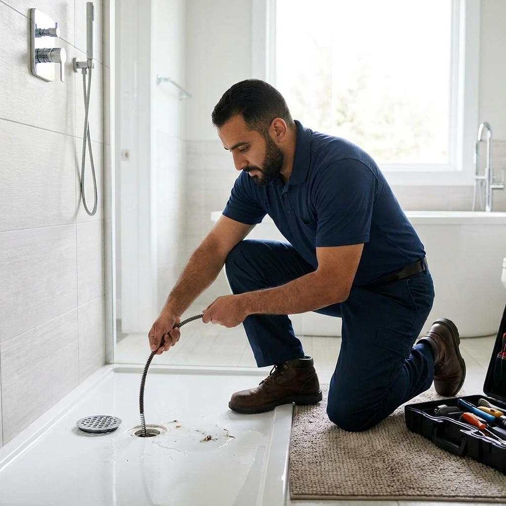 D&eacute;bouchage Douche &middot; image &agrave; la une