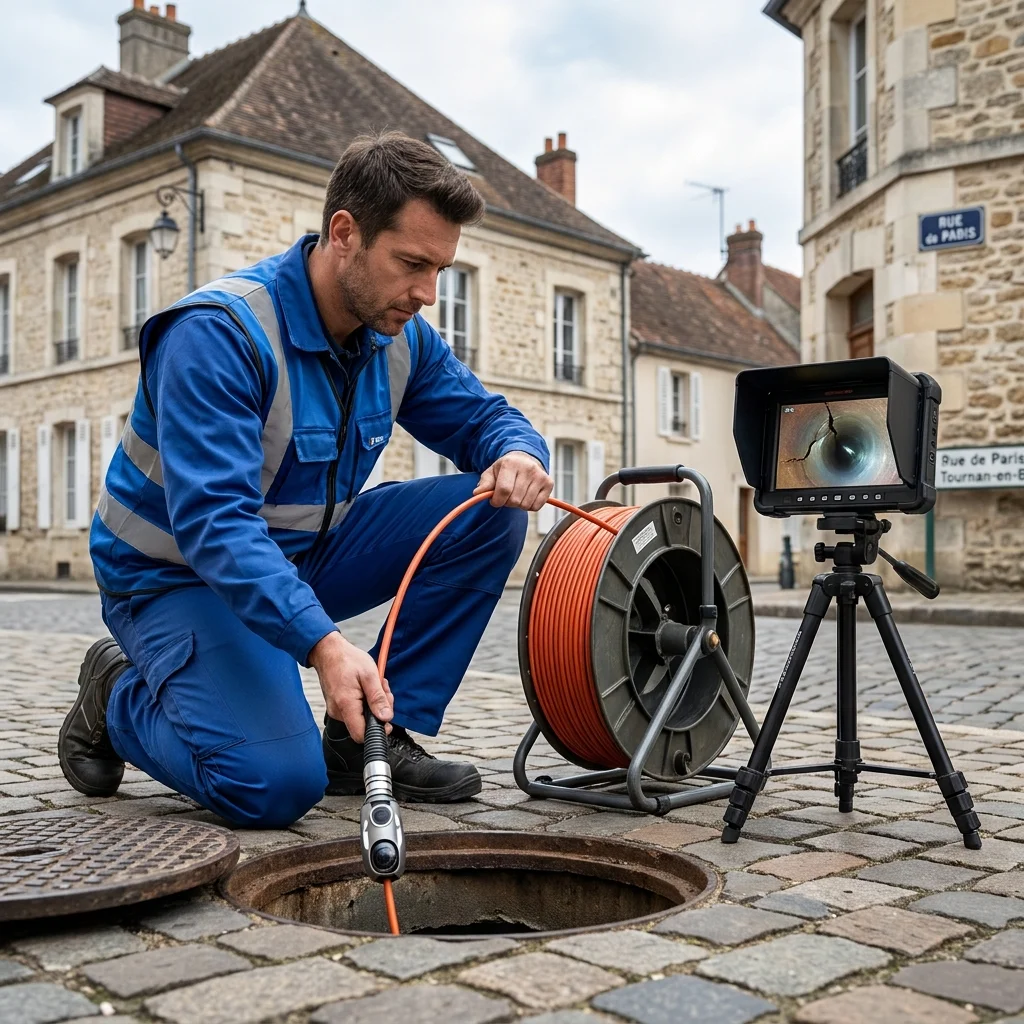 Inspection Cam&eacute;ra canalisation &middot; image &agrave; la une