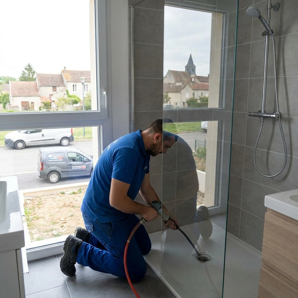D&eacute;bouchage Douche &middot; image &agrave; la une
