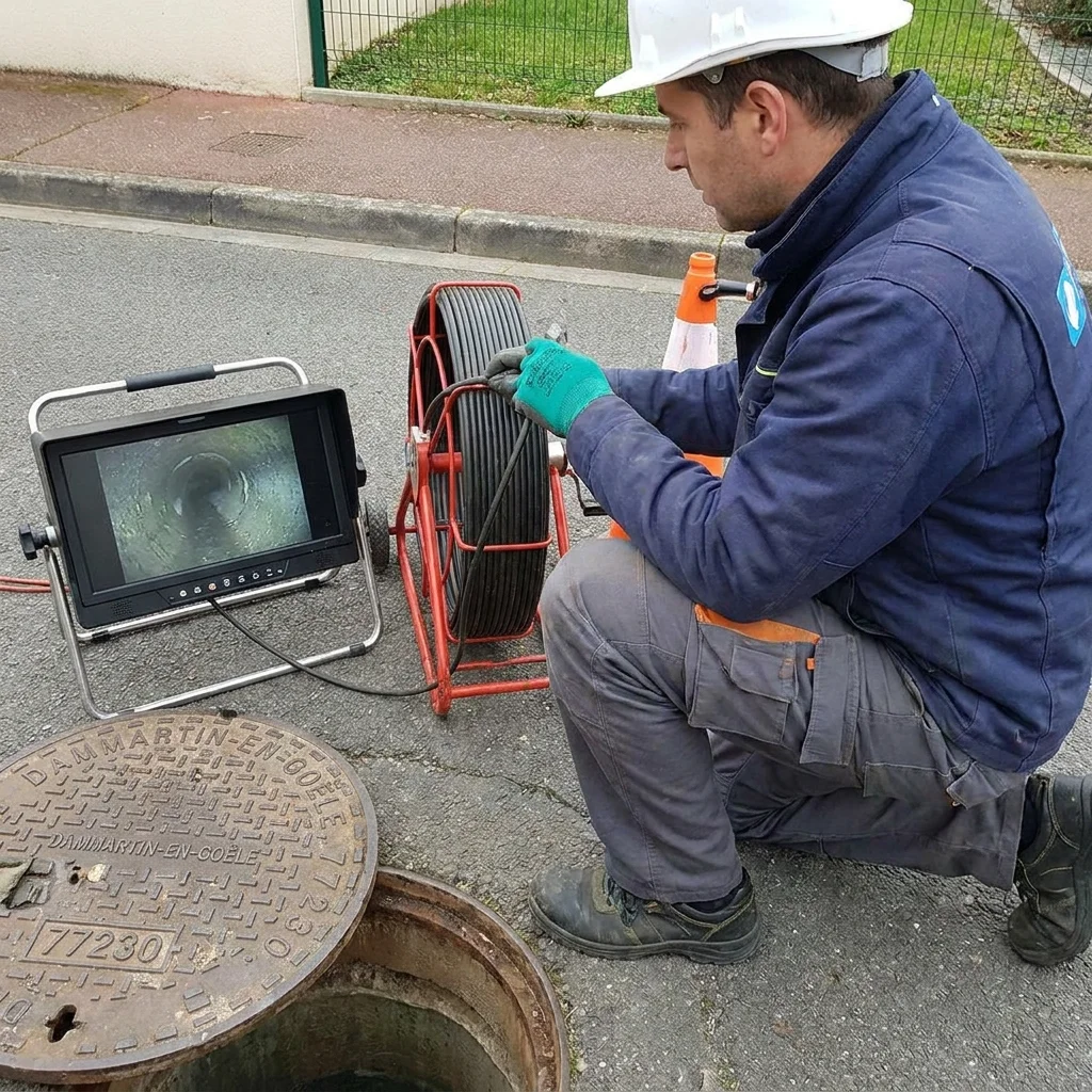 Inspection Cam&eacute;ra canalisation &middot; image &agrave; la une