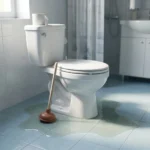 WC Bouch&eacute; qui d&eacute;borde &mdash; WC Bouch&eacute; qui d&eacute;borde &agrave; Longperrier (77230) &middot; image &agrave; la une