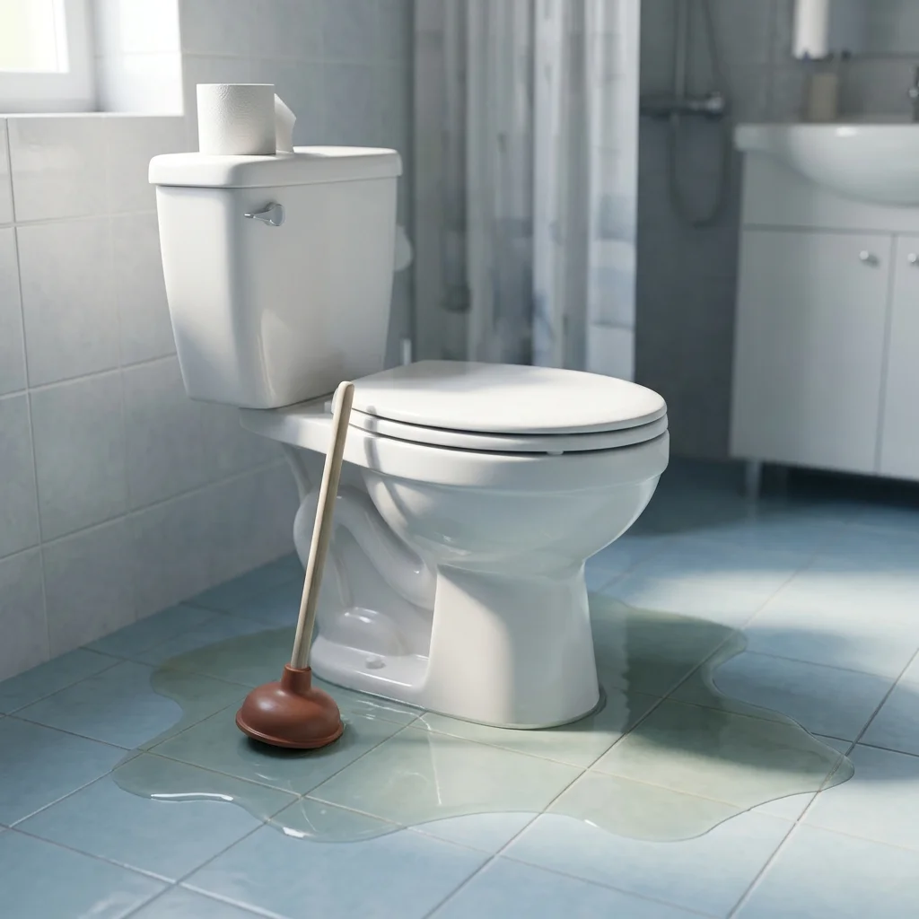 WC Bouch&eacute; qui d&eacute;borde &middot; image &agrave; la une