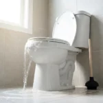 WC Bouch&eacute; qui d&eacute;borde &mdash; WC Bouch&eacute; qui d&eacute;borde &agrave; Moussy-le-Neuf (77230) &middot; image &agrave; la une