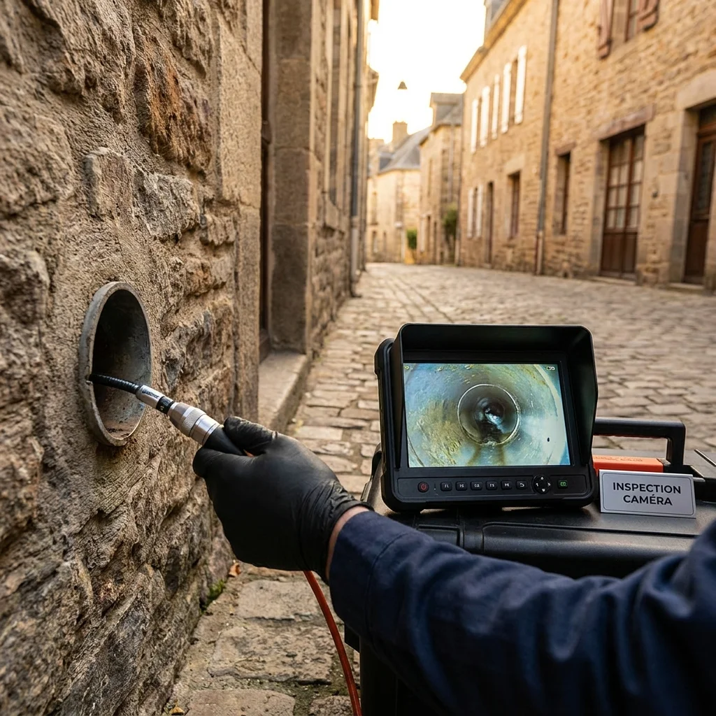 Inspection Cam&eacute;ra canalisation &middot; image &agrave; la une