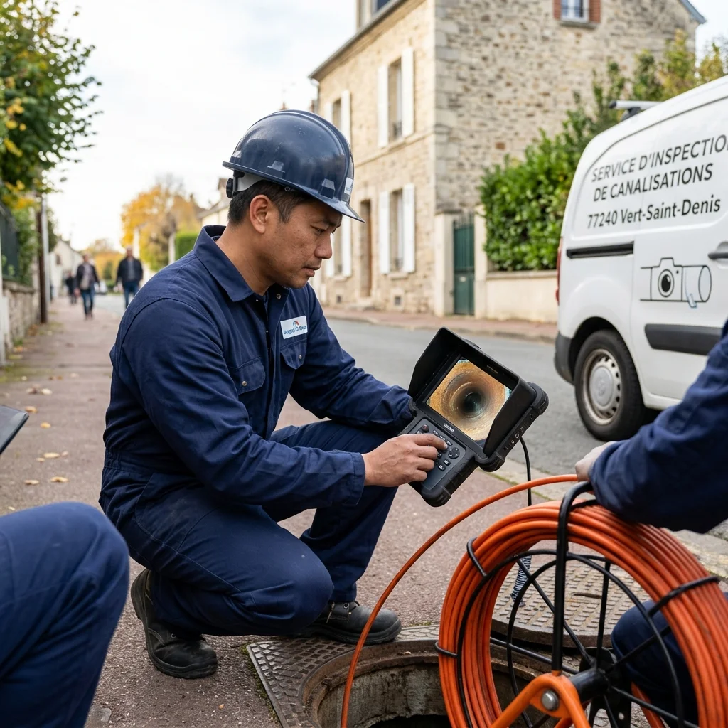 Inspection Cam&eacute;ra canalisation &middot; image &agrave; la une