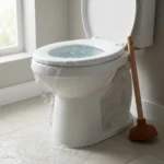 WC Bouch&eacute; qui d&eacute;borde &mdash; WC Bouch&eacute; qui d&eacute;borde &agrave; Vert-Saint-Denis (77240) &middot; image &agrave; la une